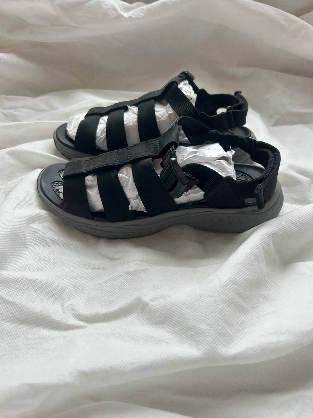 Keen Women's Black Strappy Outdoor Sandals